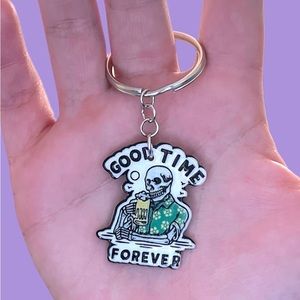 Skeleton Charm Keychain